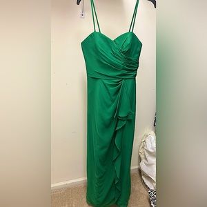 Green Jordan full length dress